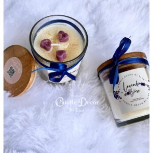 Lavender Crown Candle